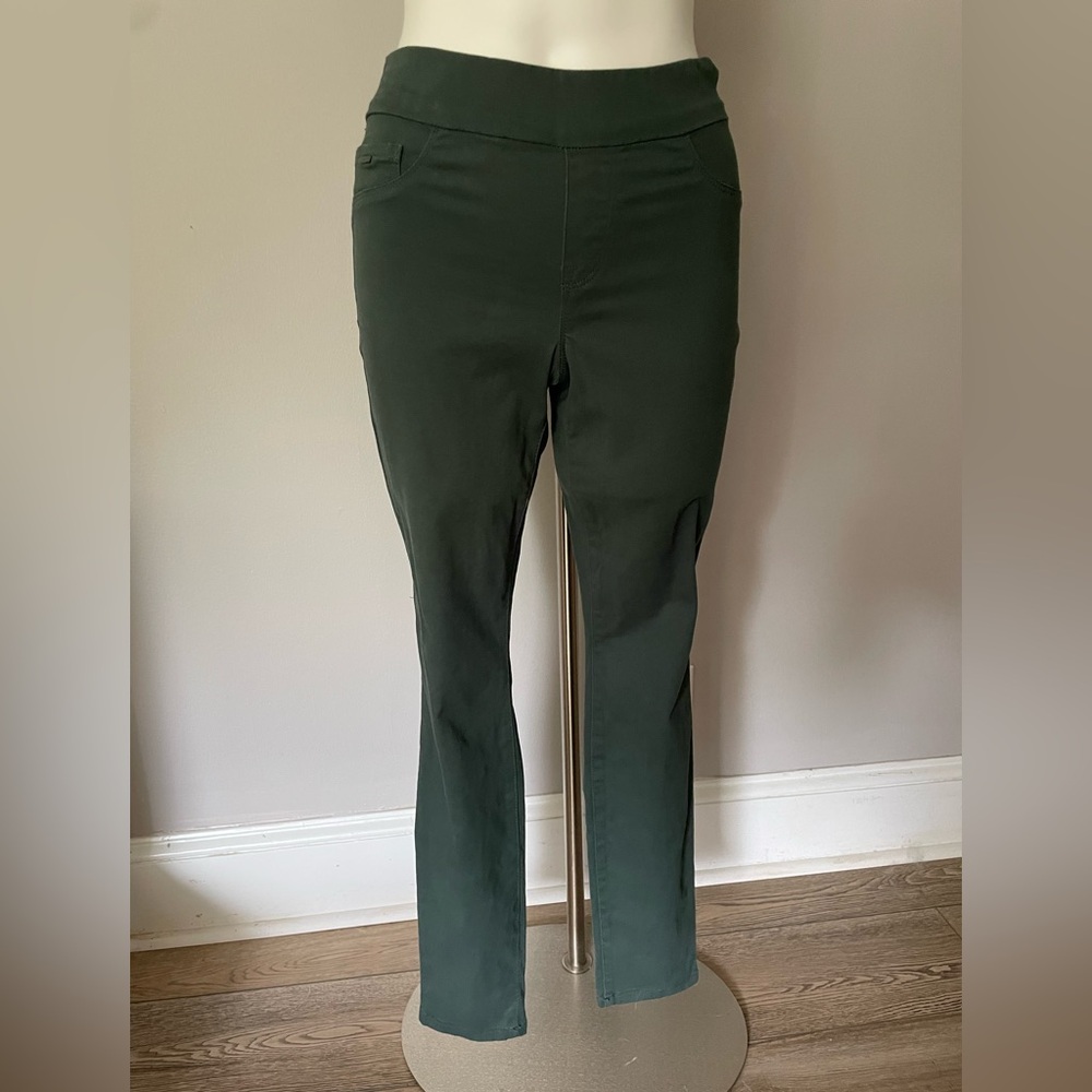 Nine West Forest Green Skinny Jeans